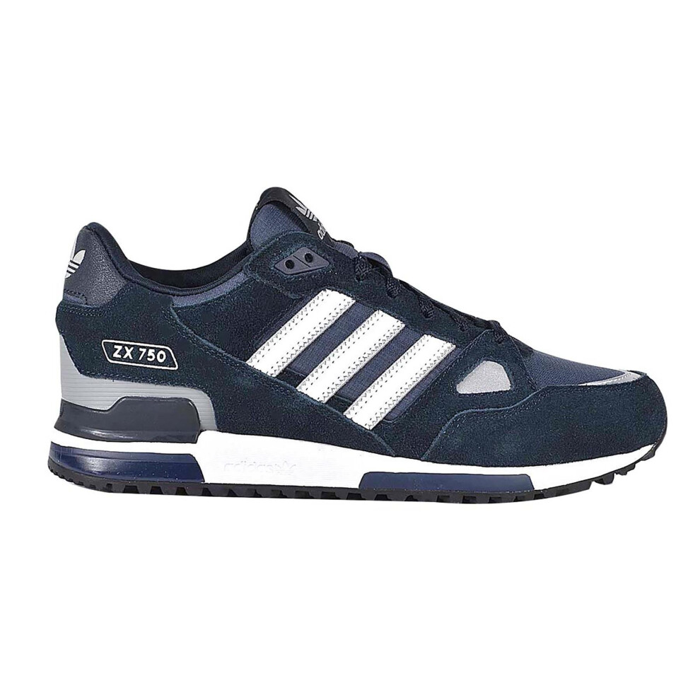 (Navy, 8) Mens Adidas ZX750 Retro Trainers