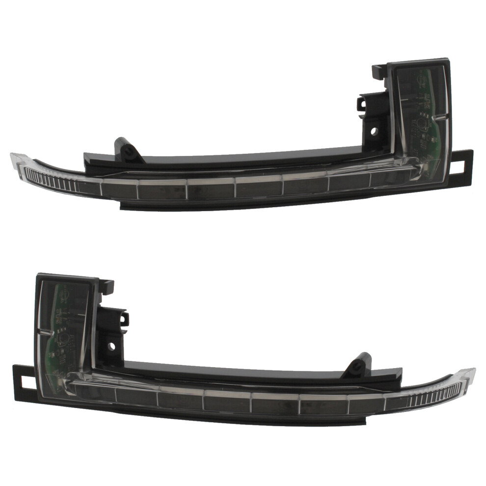 Audi A4 B8 8K Estate & Saloon 2008-2010 Clear Led Wing Door Mirror Indicators Drivers & Passenger Side Light 5054808173515