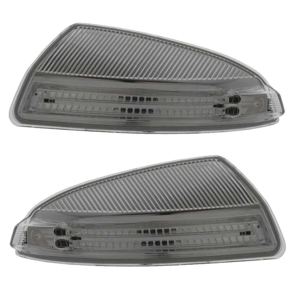 Mercedes Benz C Class S204 Estate 2008-12/2008 Clear Led Wing Door Mirror Indicators Drivers & Passenger Side Light 5054808648679
