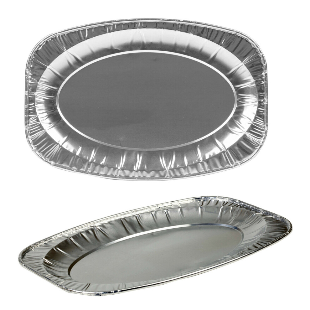 (Large, 10) Serving Platter Foil Tray Sandwich Disposable-image-OPC-P8VGJGQ-NEW
