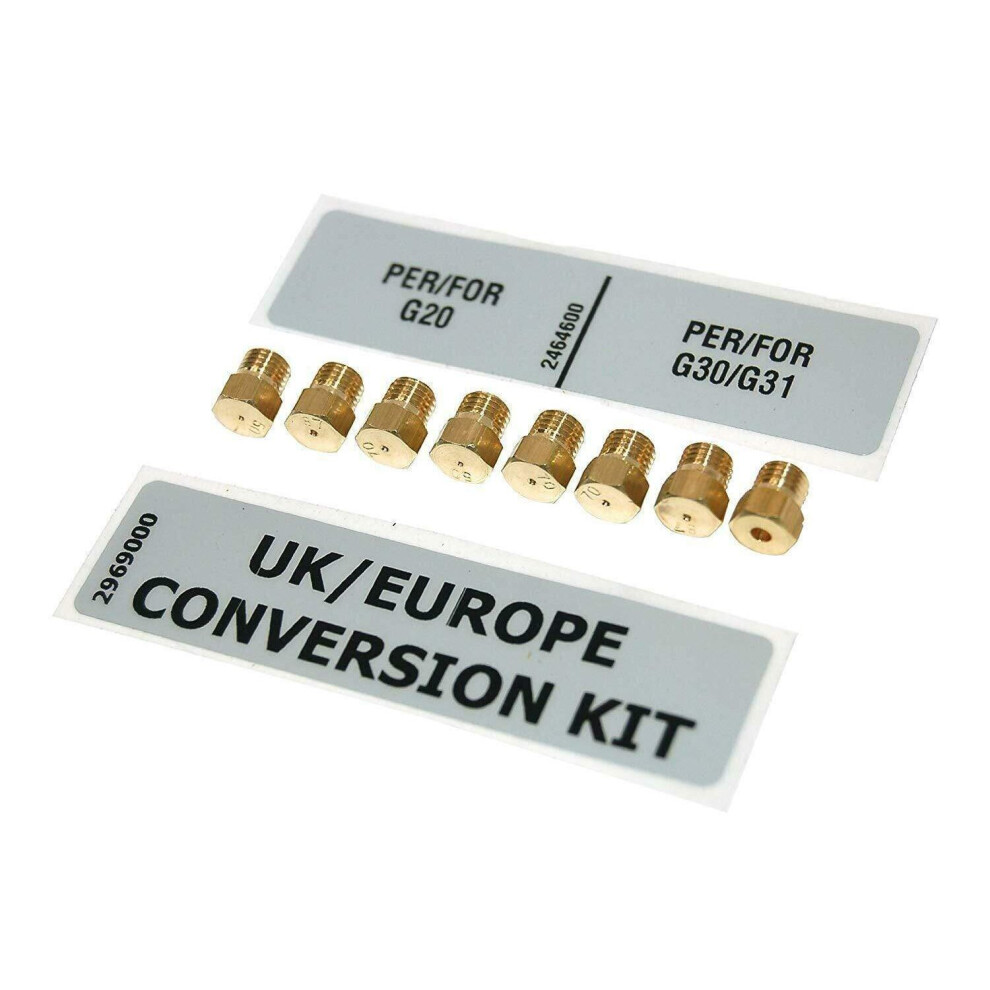 Beko Dual Fuel Range Cooker Model KDVF100 LPG Conversion Kit