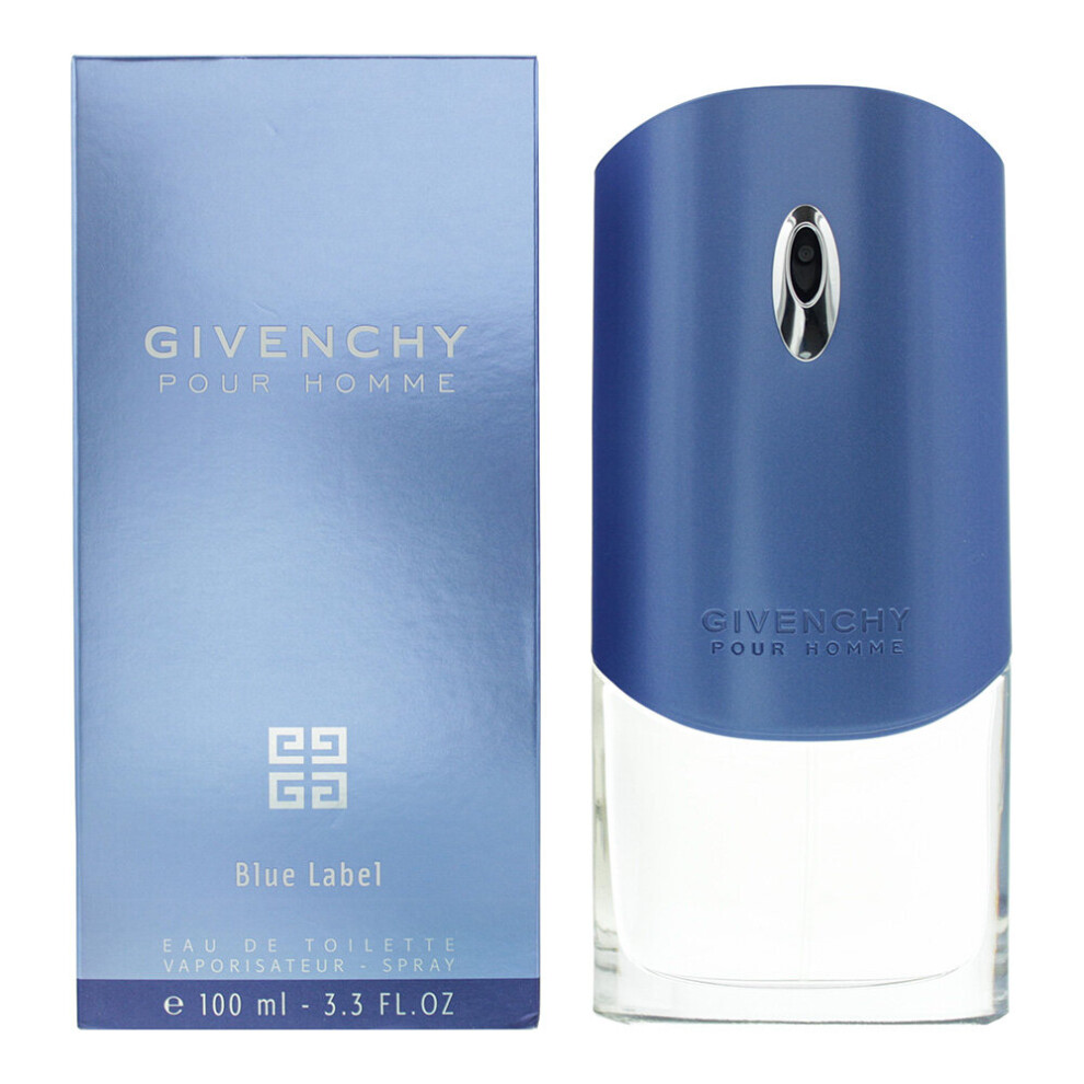 Givenchy Blue Pour Homme Label Eau De Toilette 100Ml For Him