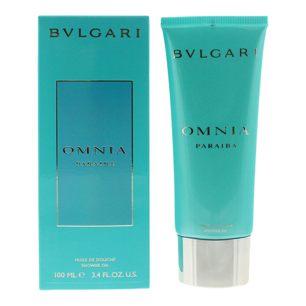 Bulgari Omnia Paraiba  Shower Oil 100ml For Her