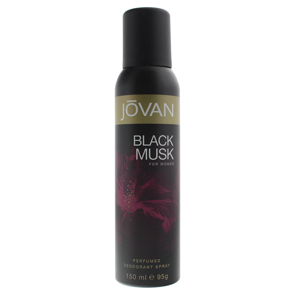 Jovan Black Musk Deodorant Spray 150ml For Her