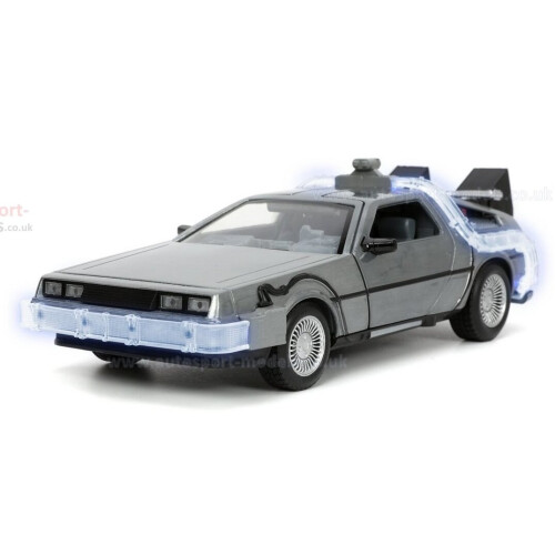 Jada Back to the Future DeLorean Time Machine with Light 1:24 Die-Cast