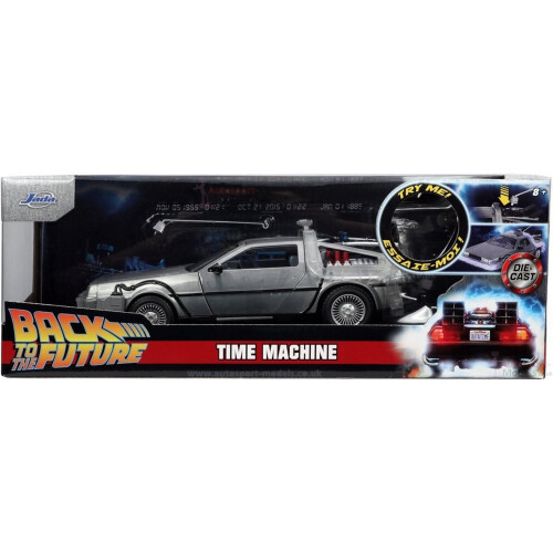 Jada Back to the Future DeLorean Time Machine with Light 1:24 Die-Cast 1