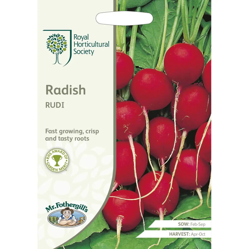 Mr Fothergill's Mr.fothergill's Rhs Grow Your Own Vegetable Radish Rudi Seeds Packet