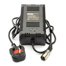 Electric Scooter Battery Charger Lead Acid 36v 1.6A Male Plug Fits Zipper S7