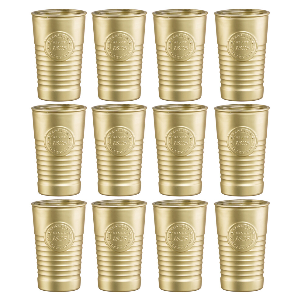 Urbn-Chef (, 12) Bormioli Rocco Highball Tumblers 325Ml Christmas Gold