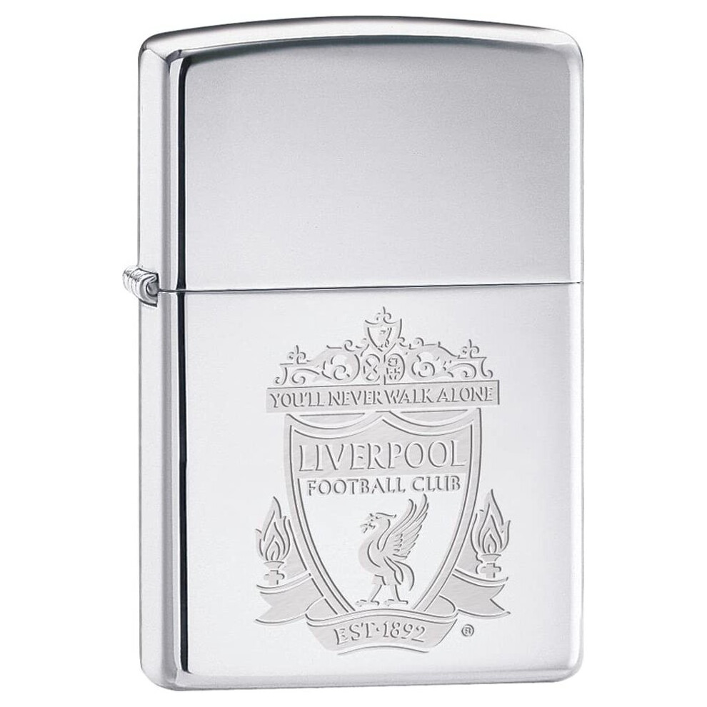 Zippo Liverpool FC High Polished Chrome Petrol Lighter