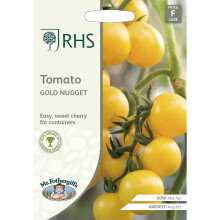 Mr.Fothergill's RHS Home Grown Vegetable Tomato Gold Nugget Seeds Pkt