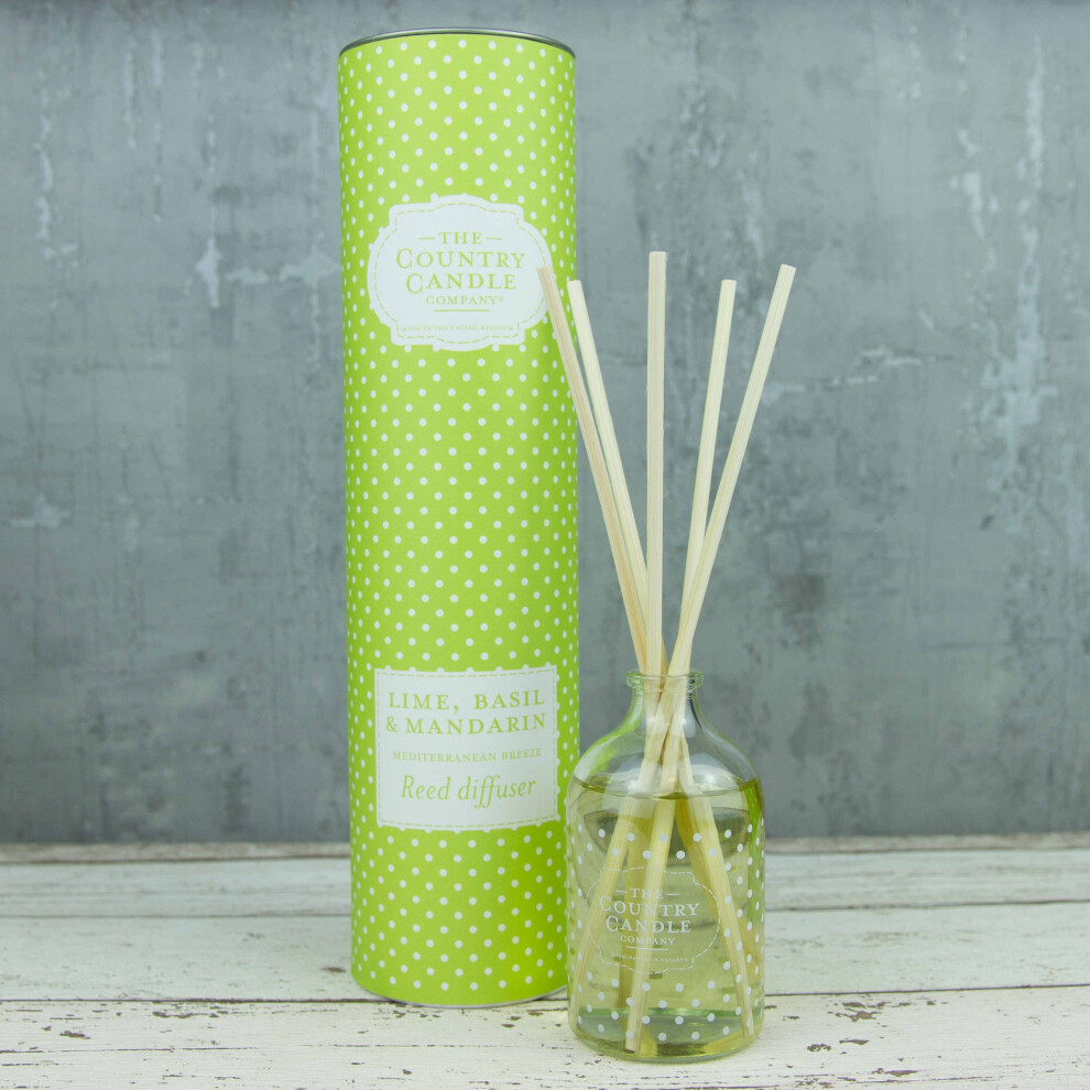 The Country Candle Company Polkadot Diffuser - Lime, Basil & Mandarin