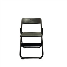 Meta Plastic Folding Chair in Black