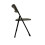 Meta Plastic Folding Chair in Black 2