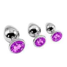 3Pcs 3 Size Stainless Steel Trainer Kits - Beginner Starter Set (Purple ?
