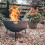 Modern 60cm Round Fire Bowl Fire Pit BBQ Outdoor Camping Barbecue 1