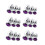 3Pcs 3 Size Stainless Steel Trainer Kits - Beginner Starter Set (Purple ? 3