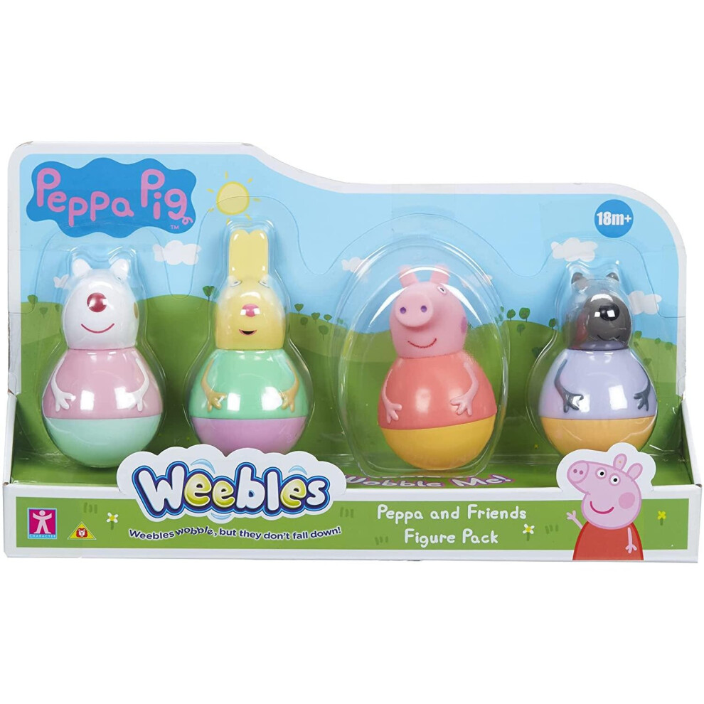 Character Options Peppa Pig Weebles Peppa & Friends Figure Pack