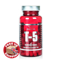 Zion Labs T5 (60 Capsules) Original Formula - Fat Burner, Weight Loss, Energy