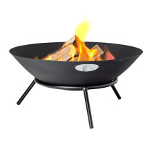 Cast Iron 56cm Portable Fire Pit Garden Patio Heater Camping Best