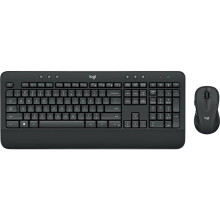 Tastiera e mouse wireless - LOGITECH - MK545 - Internazionale US - Poggiapolsi - Nero
