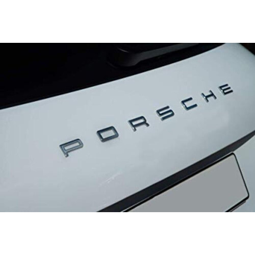 Chrome Porsche Lettering Rear Boot Badge Emblem For 911 Carrera Cayenne