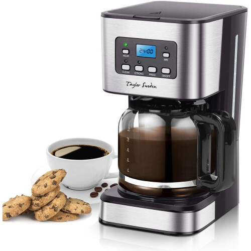 Taylor Swoden Filter Coffee Machine 950W 1.5 L Black
