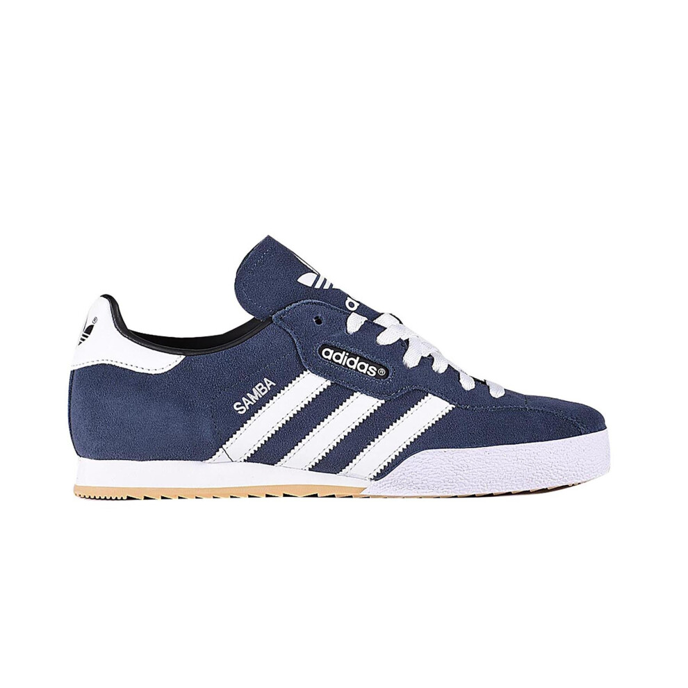 (9) Adidas Samba Super Suede Mens Trainers Blue