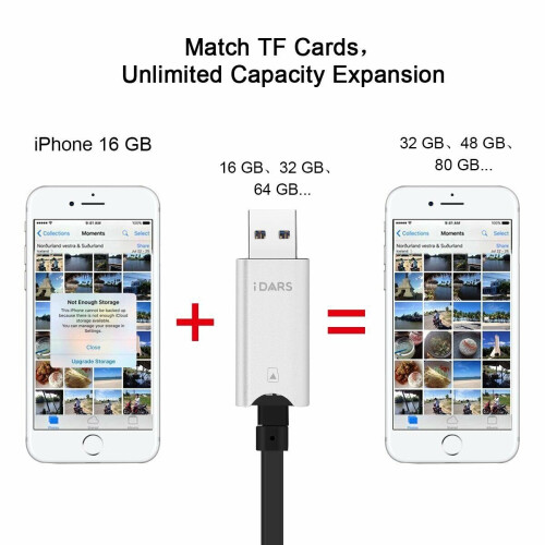 USB 3.1 Super High-speed Lightning Flash Drive Charging Cables 265GB 2