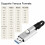 USB 3.1 Super High-speed Lightning Flash Drive Charging Cables 265GB 6