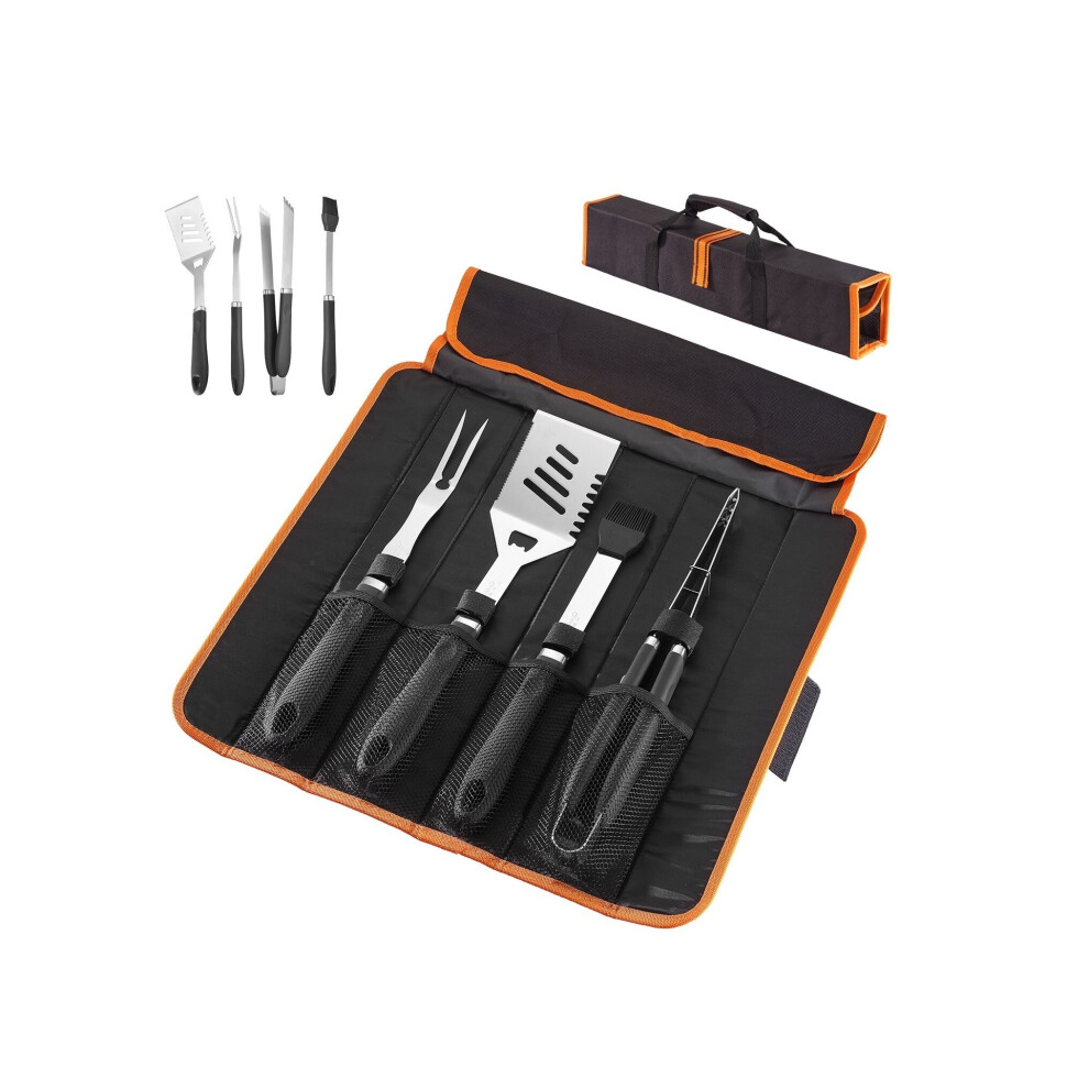 Stainless Steel Durable 4Pcs BBQ Barbecue Set Garden Outdoor Best