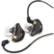 BASN Bmaster In Ear Monitor Headphones, Triple Drivers Noise Isolation Wired Earphones with Two MMCX Detachable Cables for Audio Engineer Musician
