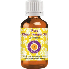 dve herbes Pure Chaulmoogra Olie (Hydnocarpus wightiana) Koudgeperst 50ml (1.69 Oz)