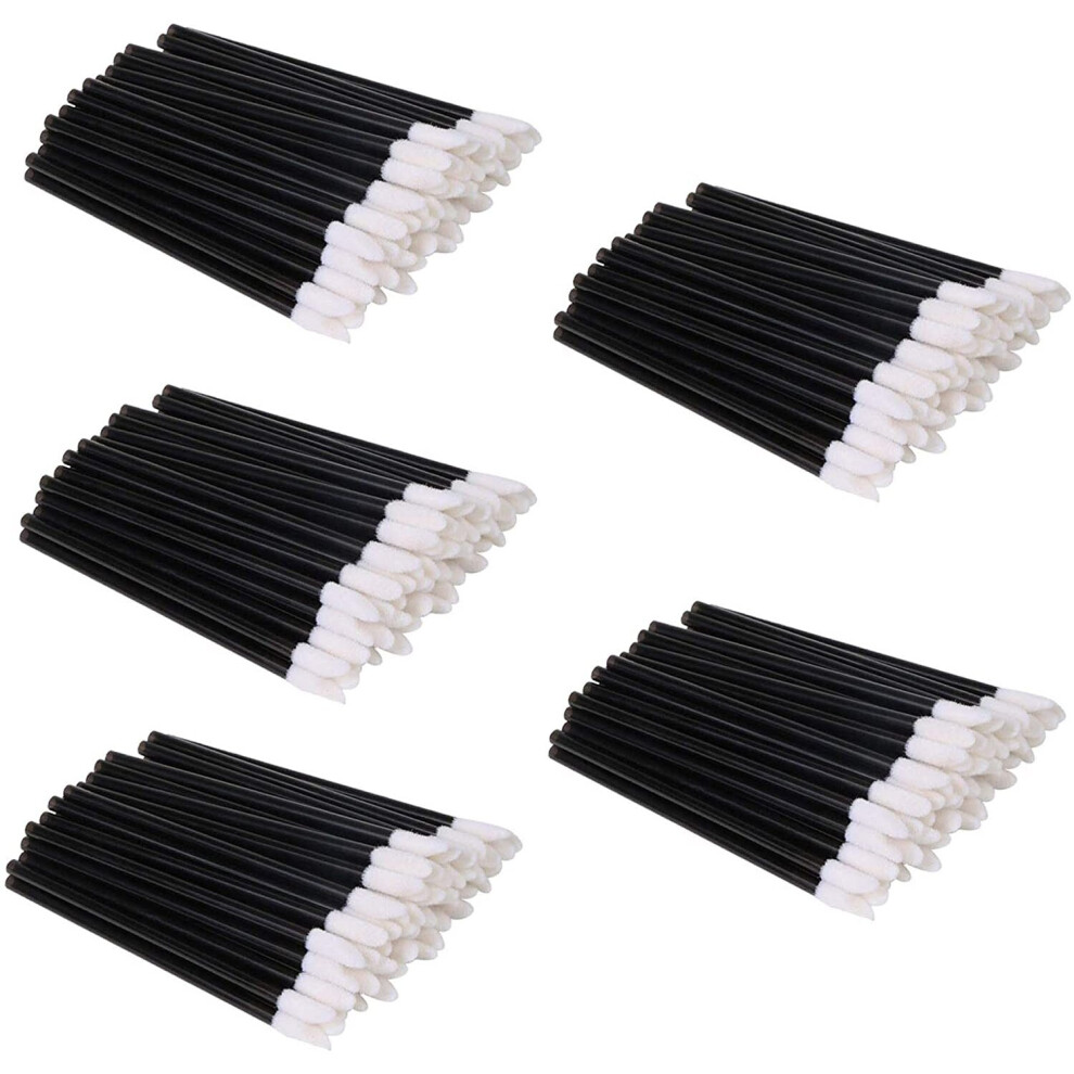 Evermarket Black Disposable Lipstick Gloss Wands Applicator