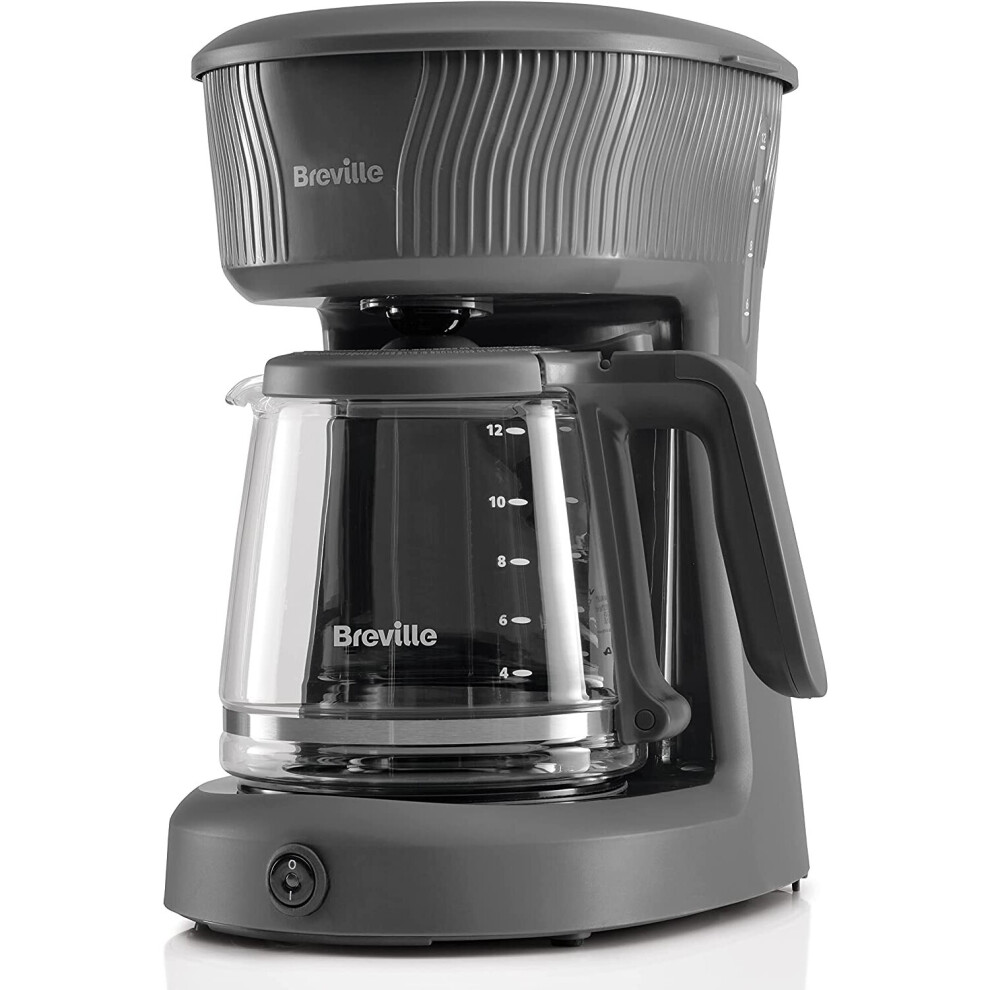 Breville Flow Filter Coffee Machine | 12 Cup Capacity Glass Coffee Jug