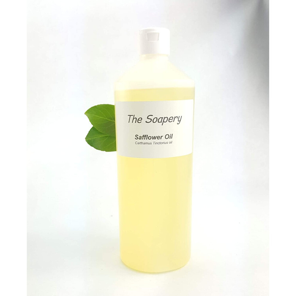 Thesoapery Light/Golden Safflower Oil 1 Litre - Refined 100% Pure Carrier Oil