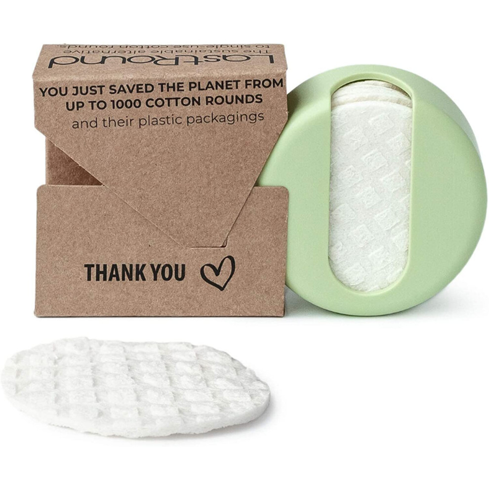Lastobject Lastround Reusable Cotton Pads By - Eco Friendly Alternative To Single Use Cotton Rounds - Consists Of 7 Reusable Makeup Remover Pads