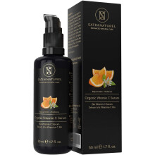 ORGANIC Vitamin C Serum with Hyaluronic Acid - 50ml High-Dosed - 30% Vitamin C Double Complex, Vitamin E & Aloe Vera - Vegan, Anti-Ageing Face & Skin