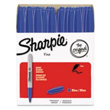Sanford SAN1920932 Marker,Sharpie,Fine,36,Be