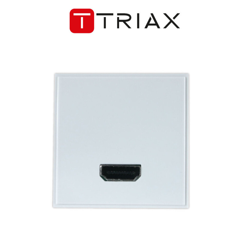 Triax Hdmi Euro Insert Module Faceplate 304292 White 5702663042926