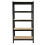 Ράφια Monster Racking T-Rax Heavy Duty, Μαύρα, Π 75 cm, Β 30 cm, Σετ 3 τεμαχίων 4