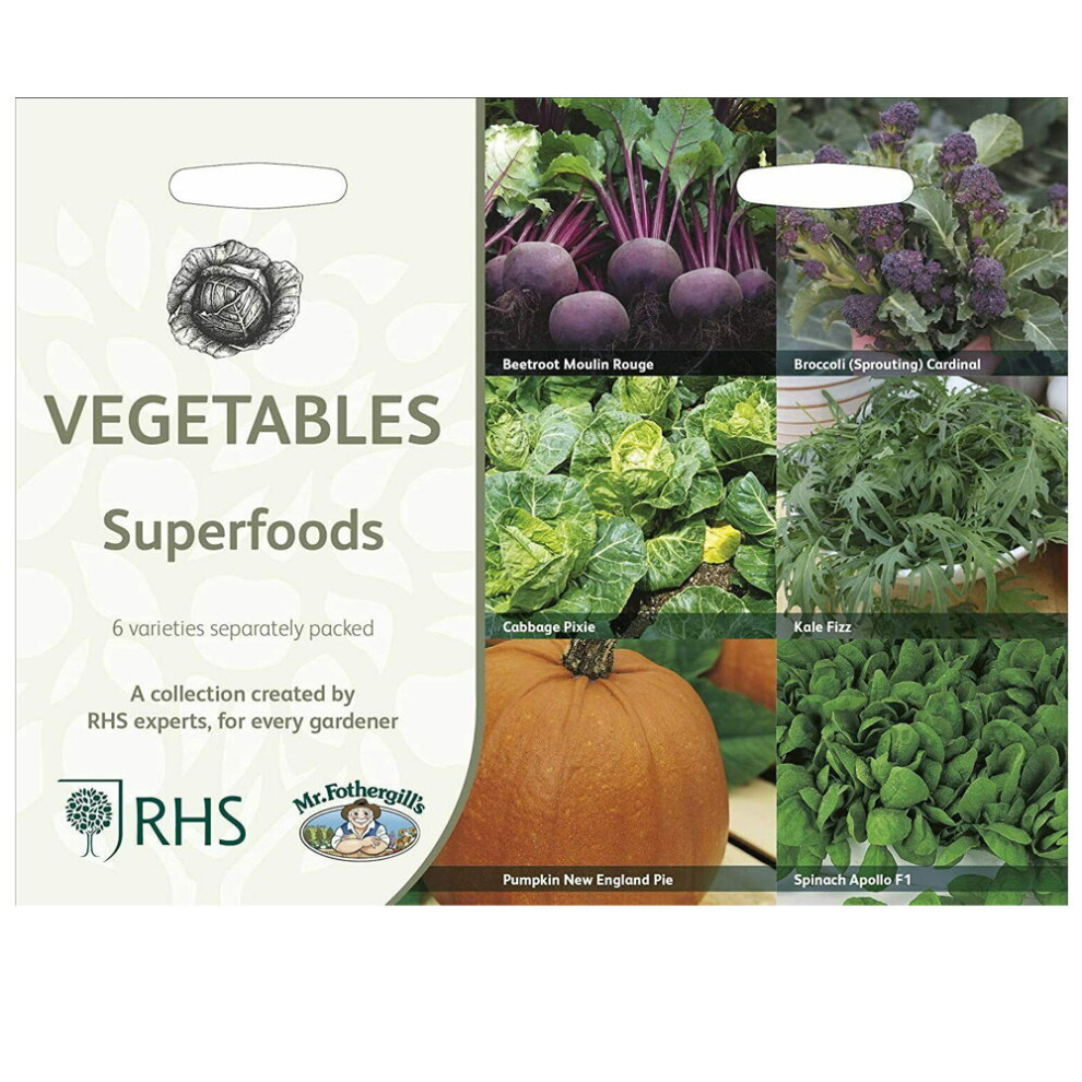 Mr Fothergill's Grow Your Own Superfood Vegetables Collection Seeds