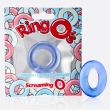 Screaming O RingO's Penis Cock Ring | Blue Stretchy Firmer Harder Erections