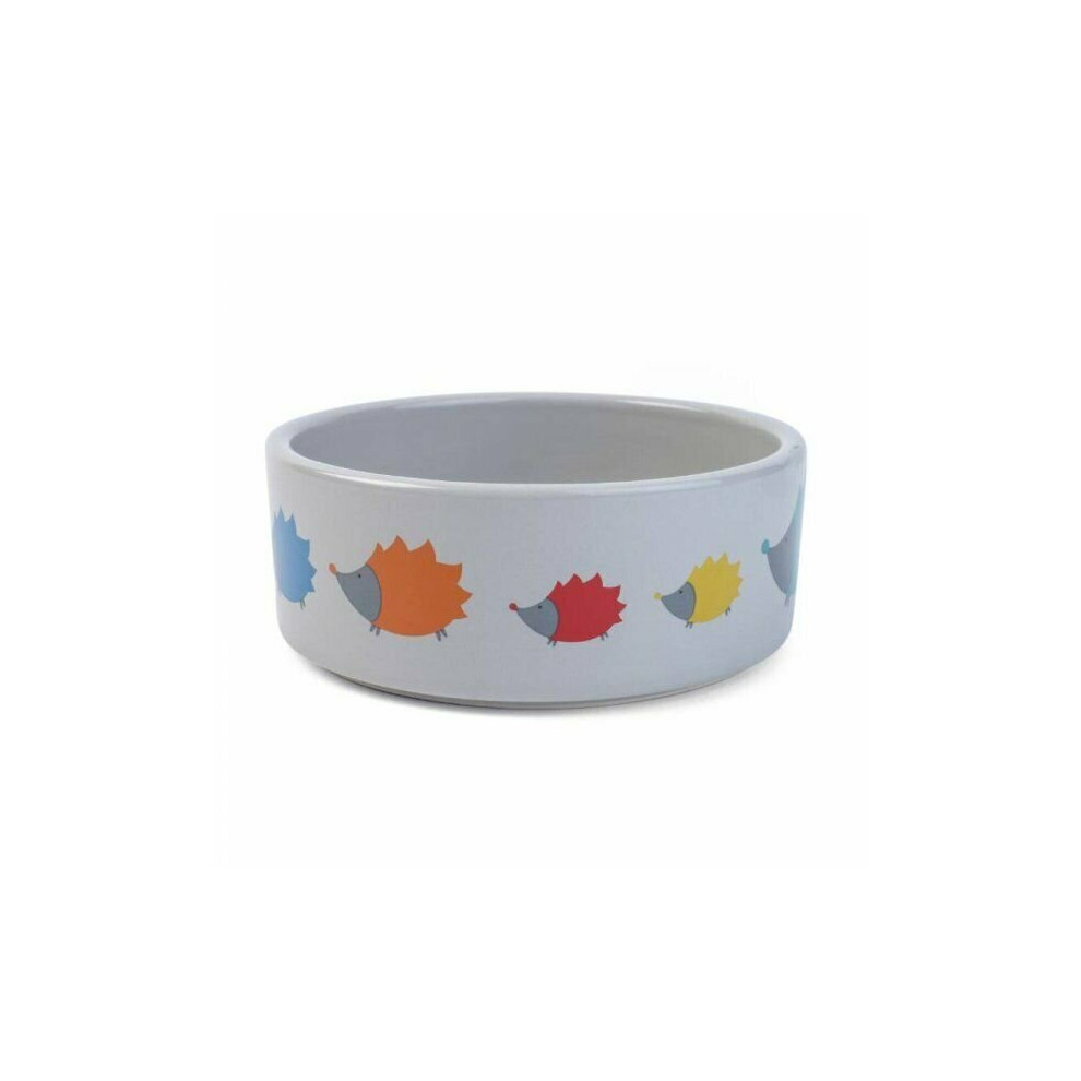 Zoon 15cm Quality Hoglets Ceramic Cat Dog Bowl Dishwasher Safe Food Water Bowl