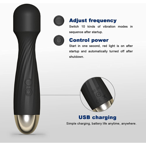 Wand Massager Wireless Handheld Electric Massager 2