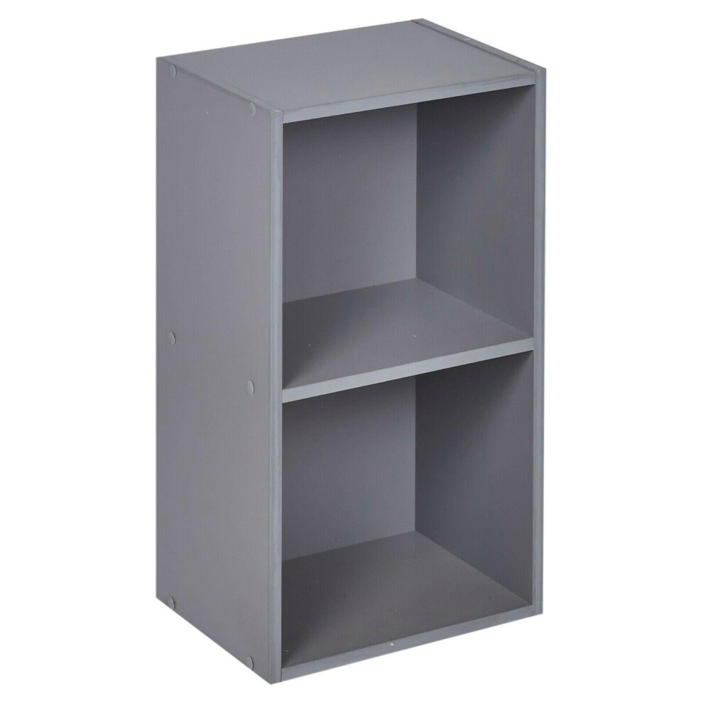 (Grey) Hampton & Stewart 1, 2, 3, 4 Tiers Wooden Bookcase