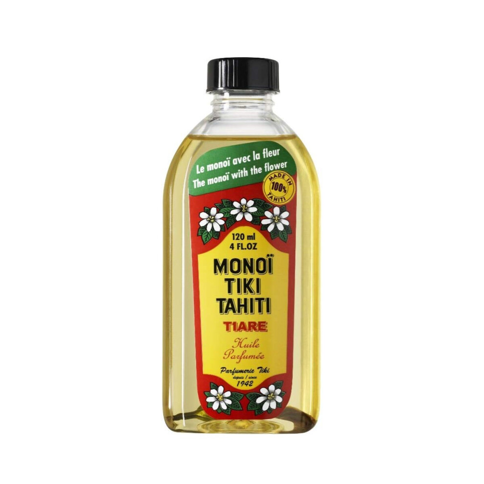 Monoi Tiki Tahiti Tiare Coconut Oil 4 Fluid Ounce