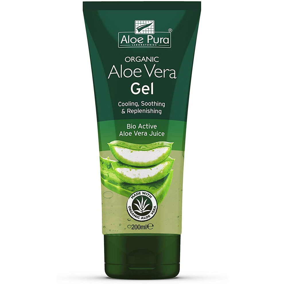 Aloe Pura Aloe Vera Gel Skin Treatment 200ml Pack of 4 Packaging May Vary