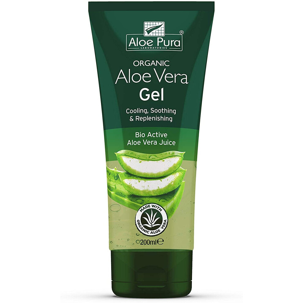 Aloe Pura Aloe Vera Gel Skin Treatment 200Ml Pack Of 4 Packaging May Vary