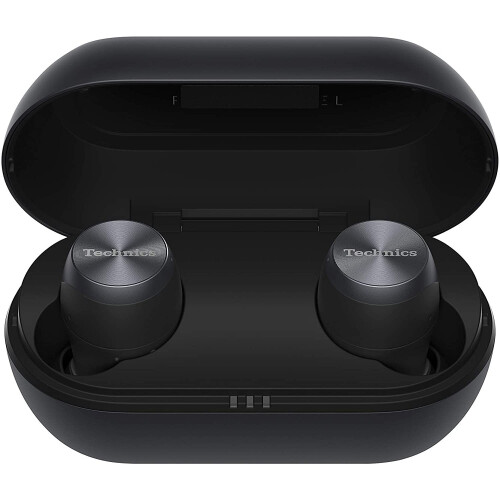 Technics AZ70WE Premium True Wireless Earbuds, with Noise Cancelling and Bluetooth Functionality - Black 1